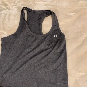 Gray Under Armour tank top S/M
